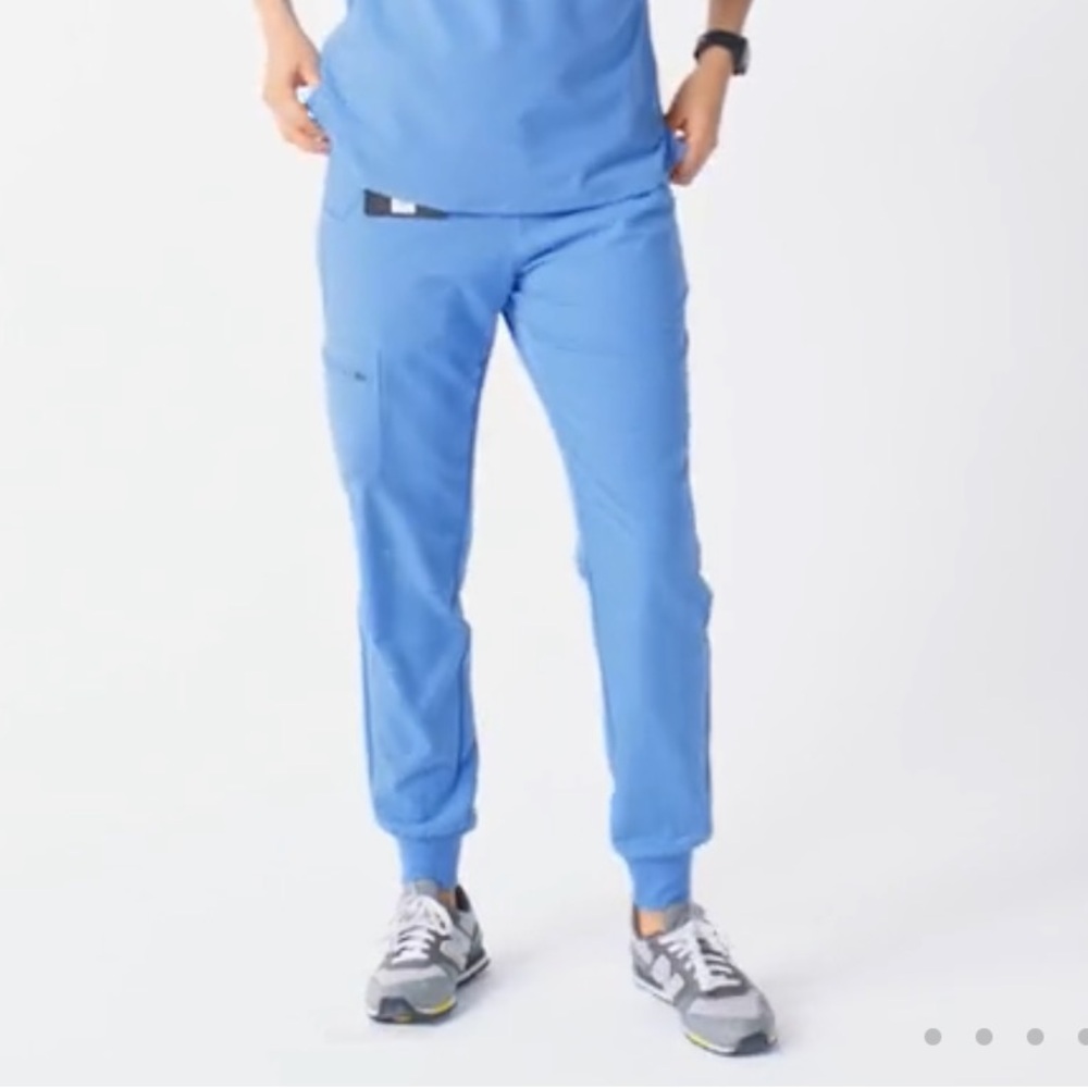 FIGS Zamora Pants Ceil Blue Size S Regular